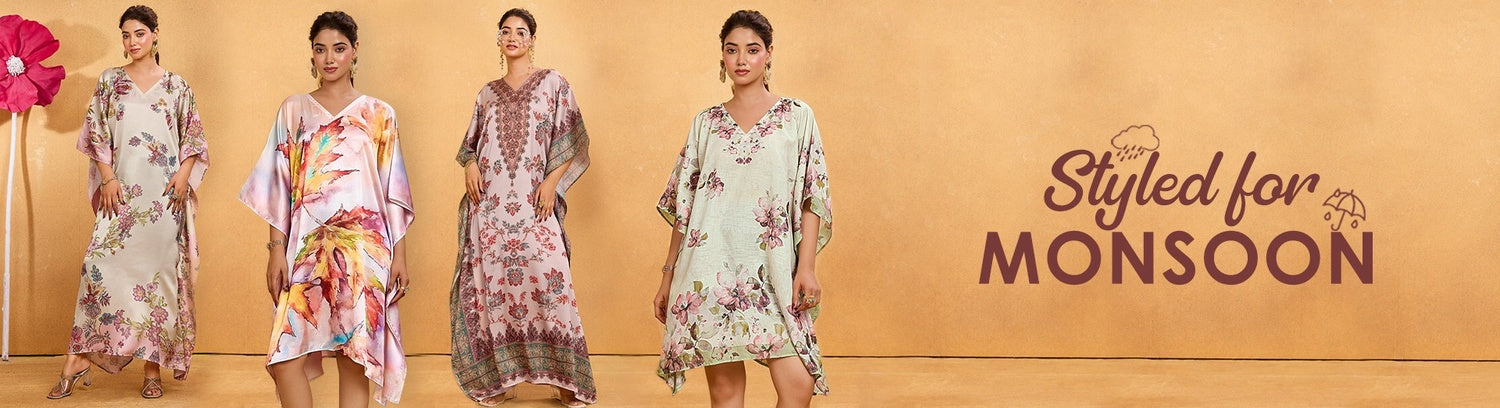 Short Muslin Cotton Kaftan
