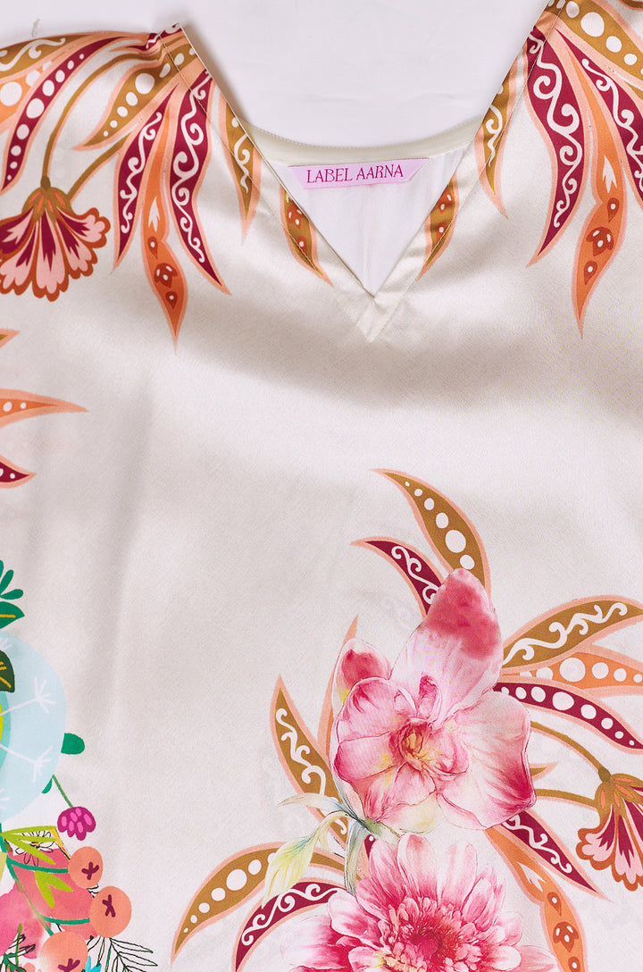 Tropical Aura Kaftan Dress | Label Aarna