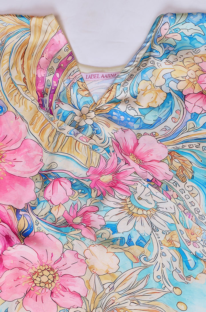 Whimsical Swirl Kaftan Dress | Label Aarna