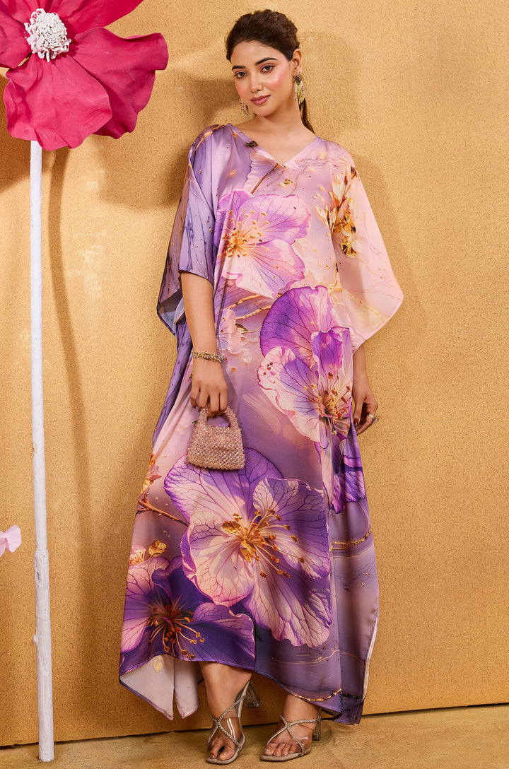 Lilac Muse - Shop Beach Wear Kaftan Online | Label Aarna