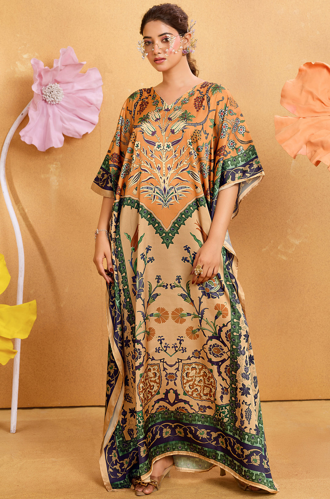 Royal Glow - Shop Party Wear Kaftan Online | Label Aarna