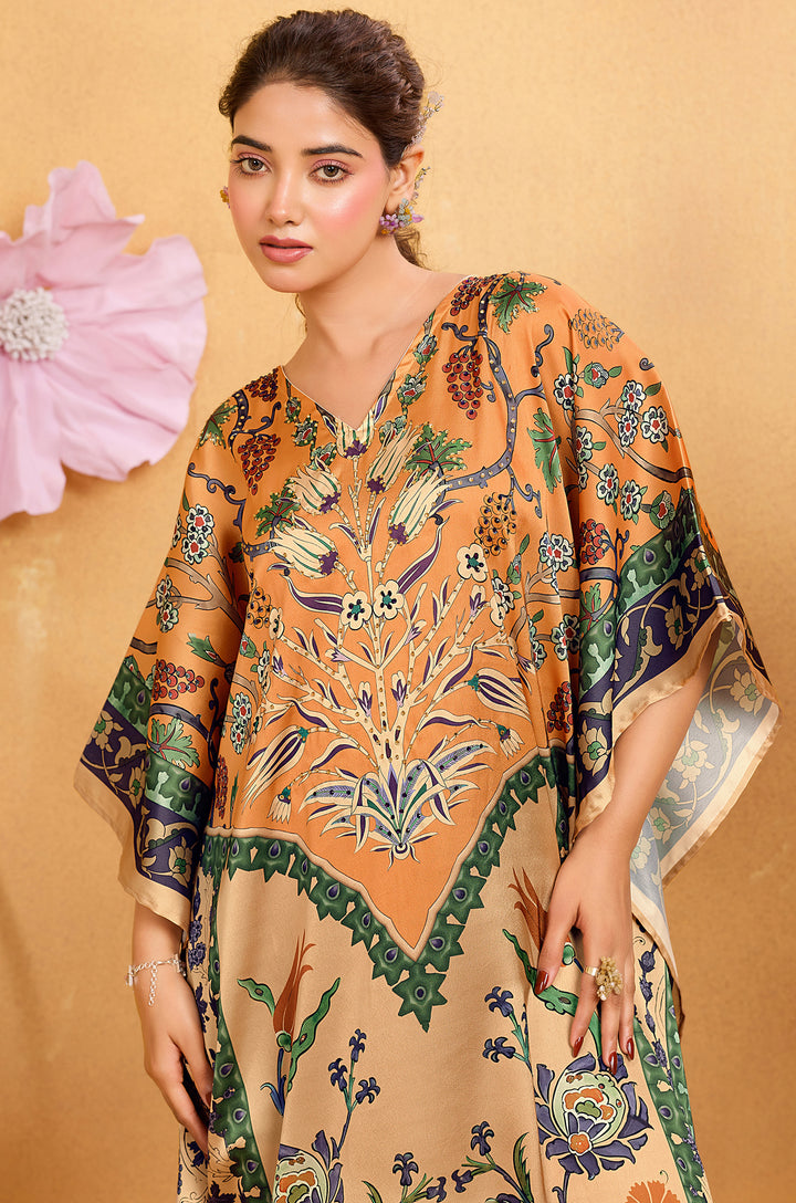 Royal Glow - Premium Long Kaftan for Women | Label Aarna