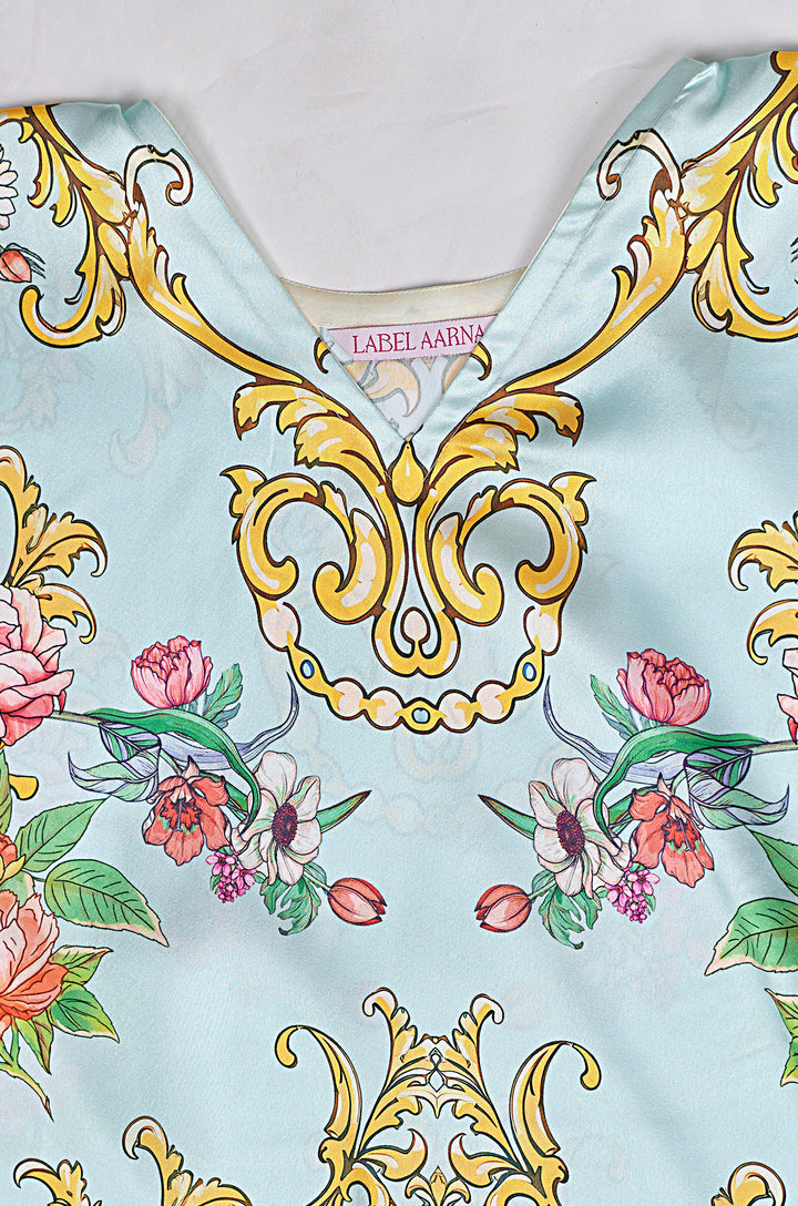 Sky Jewel Kaftan Dress | Label Aarna