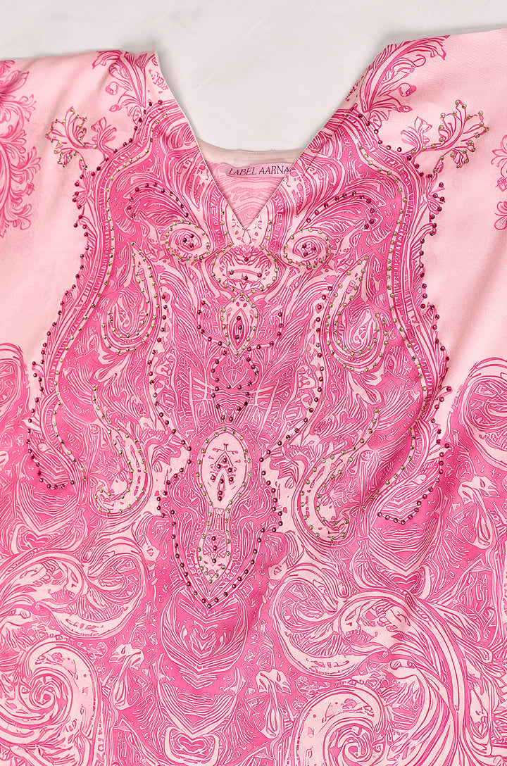 Pink Radiance Kaftan Dress | Label Aarna