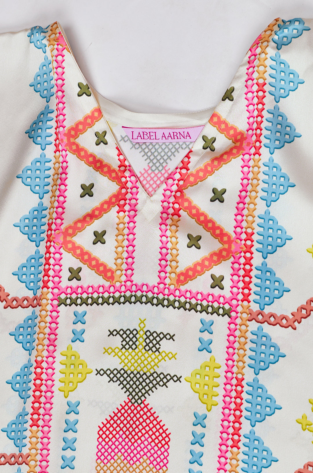 Pixel Poetry Kaftan Dress | Label Aarna