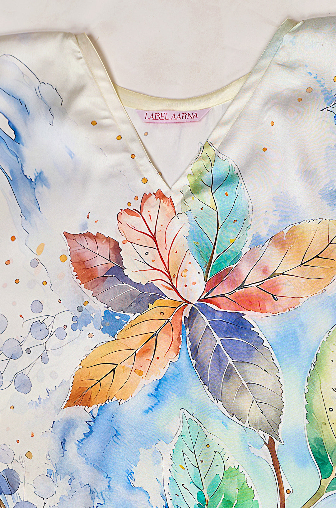 Prismatic Petals Kaftan Dress | Label Aarna