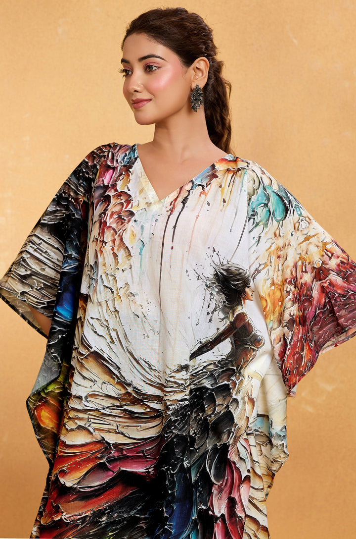 Divine Soul - Premium Short Kaftan for Women | Label Aarna