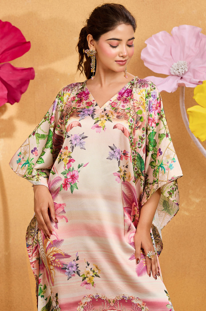 Victorian - Premium Long Kaftan for Women | Label Aarna