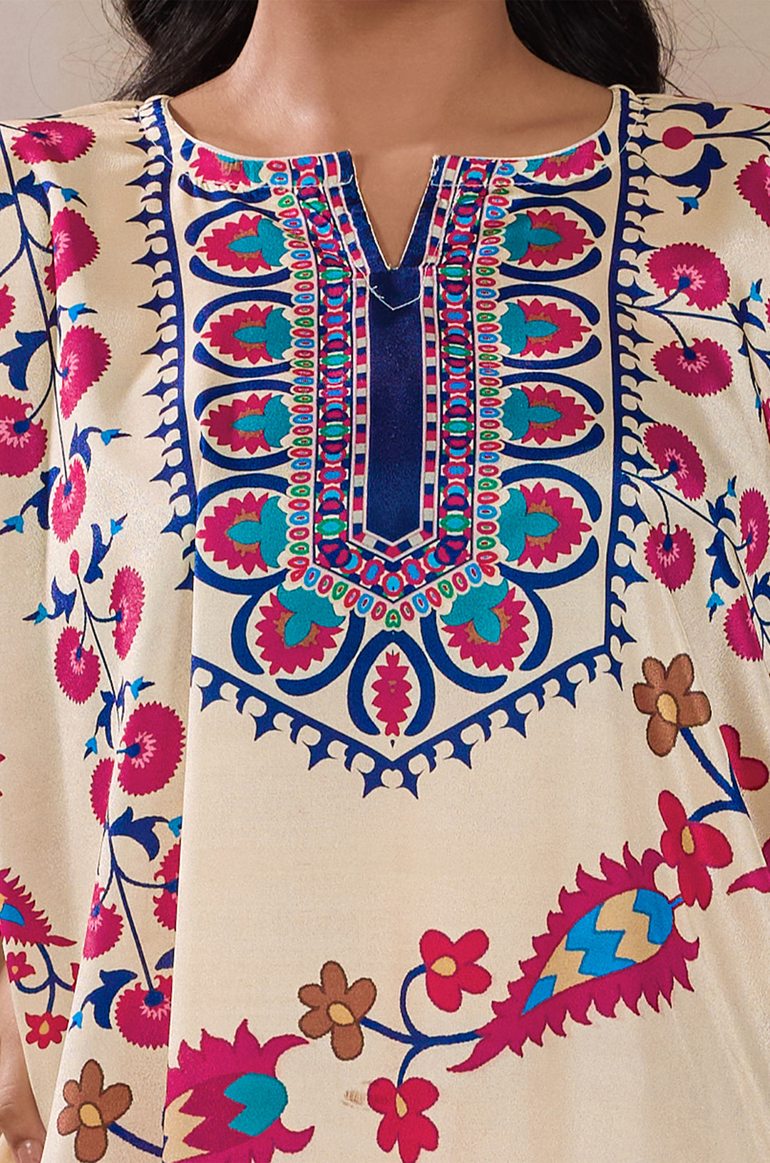 Rangrez Silk Crepe Women Co-ord Set with Digital Print | Top and Bottom