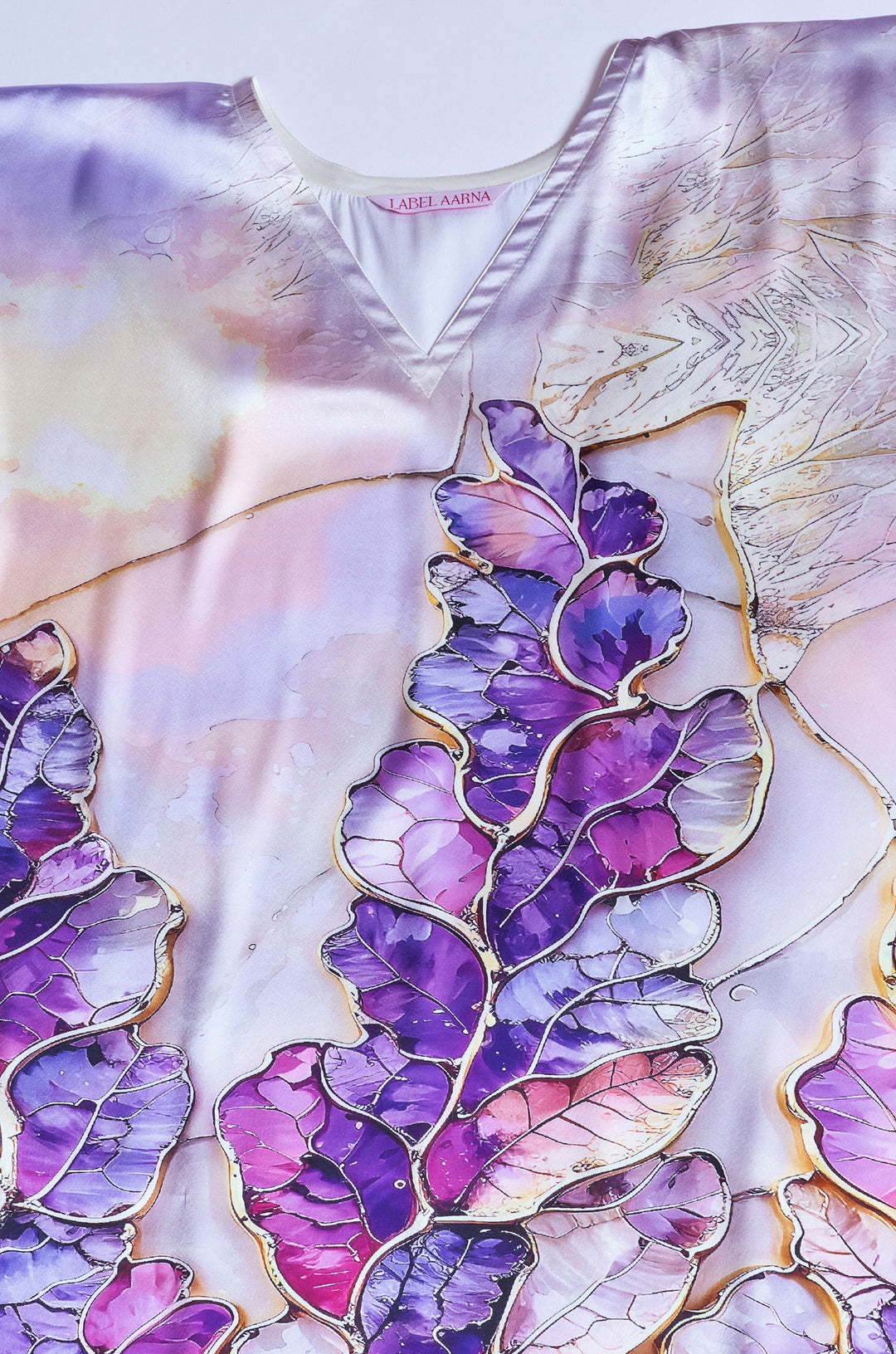 Leaf Vein Kaftan Dress | Label Aarna