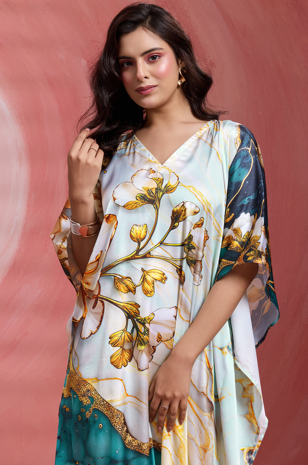 Lumi Flow - Premium Long Kaftan for Women | Label Aarna