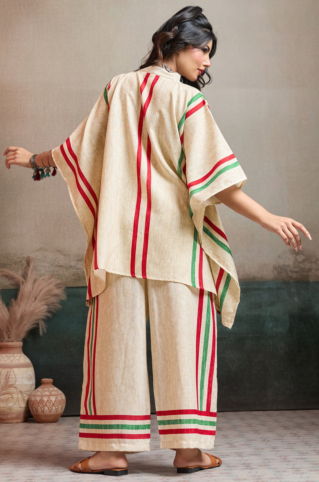 Moss Lane Linen Women Co-ord set with Digital Print