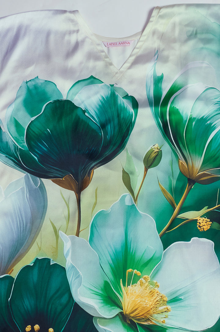 Sage Flow - Shop Beach Wear Kaftan Online | Label Aarna