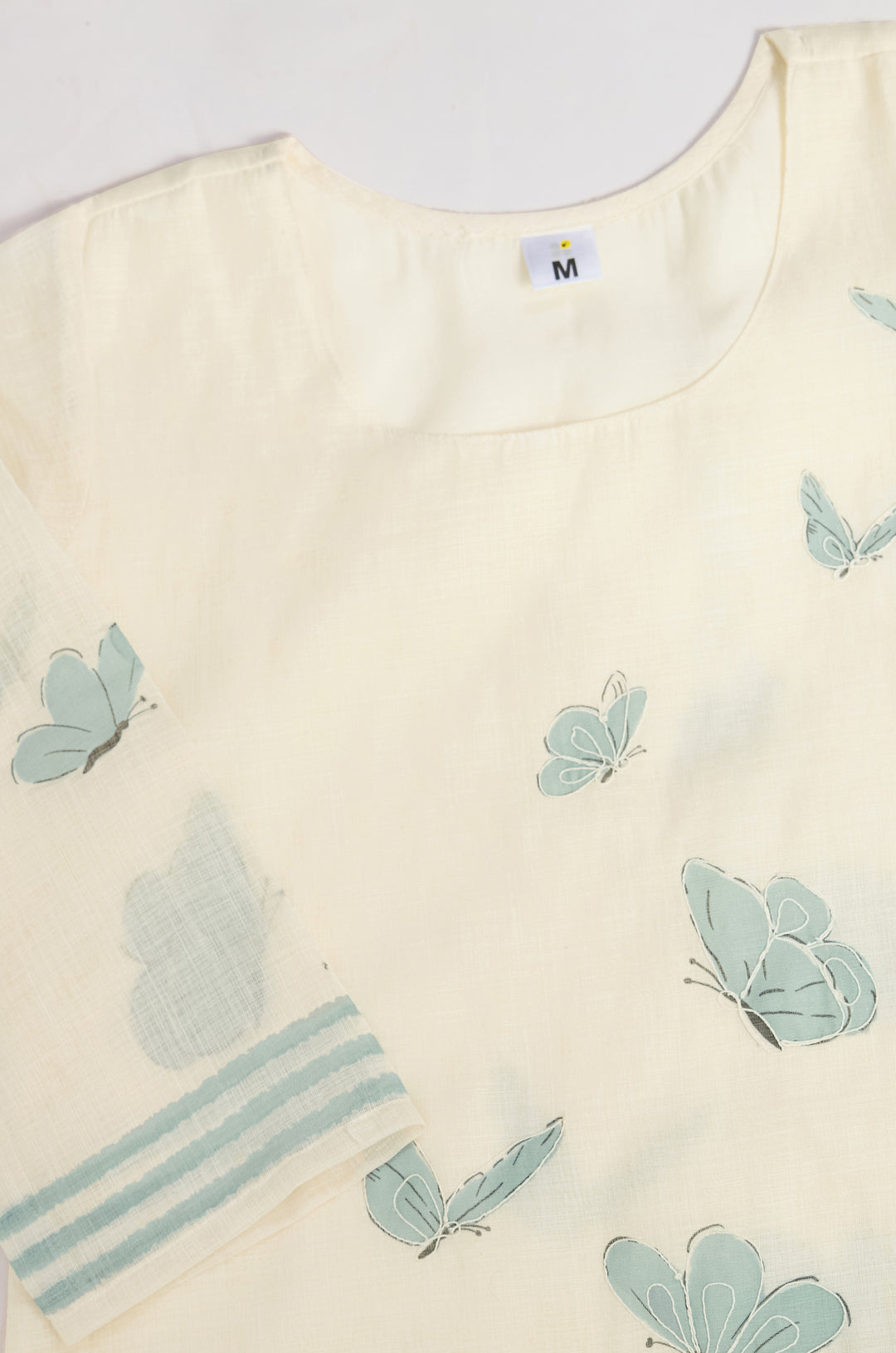 Butterfly Breeze Linen Cotton Women Suit Set with Digital Print Dupatta