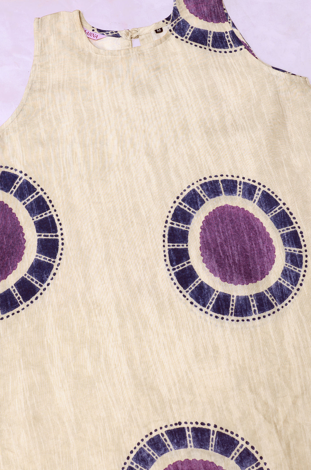 Lilac Orbit Linen Women Co-ord set with Digital Print