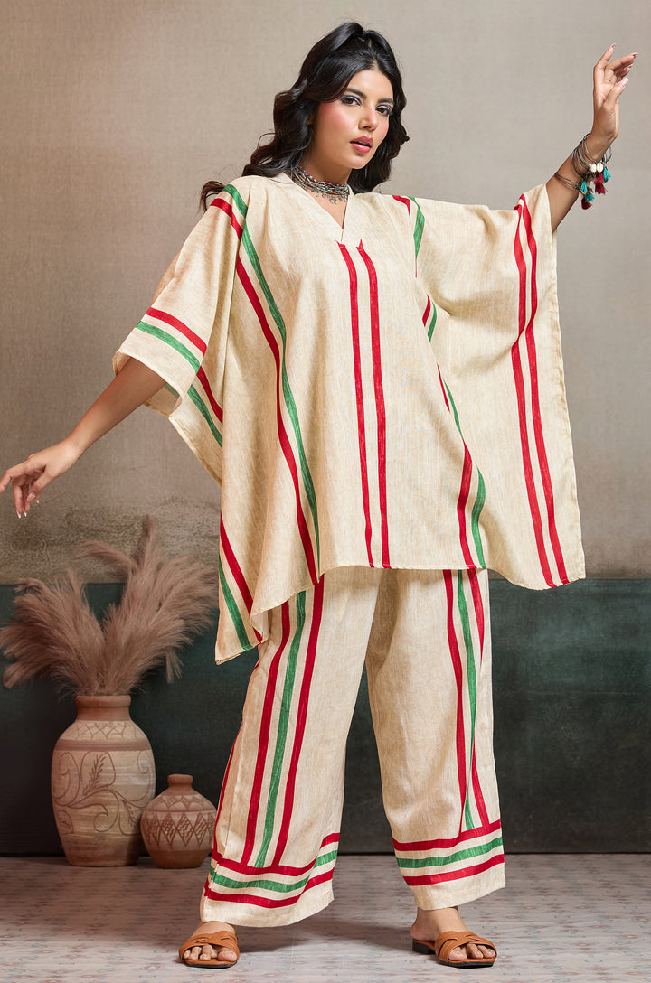 Moss Lane Linen Women Co-ord set with Digital Print